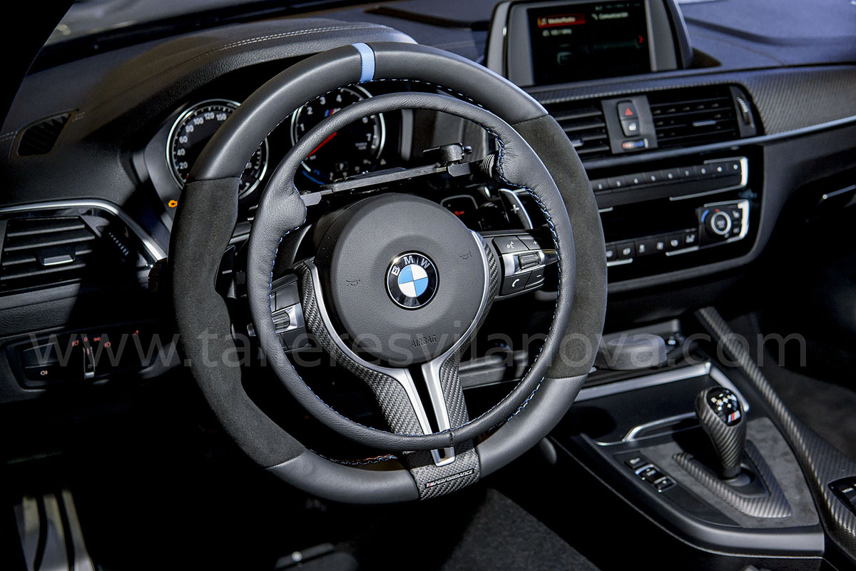 BMW M2 acelerador y freno al volante - Adaptación para discapacitados